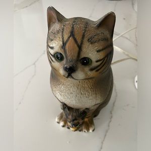 Price Products Tabby Cat and Kitten Ceramic Night Light